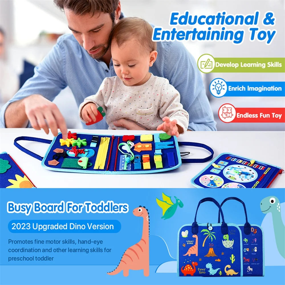 Busy Board Montessori Learning Toys