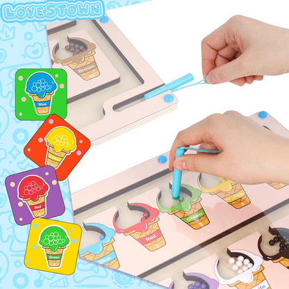 Magnet Puzzle Board Toy (Ice Cream)