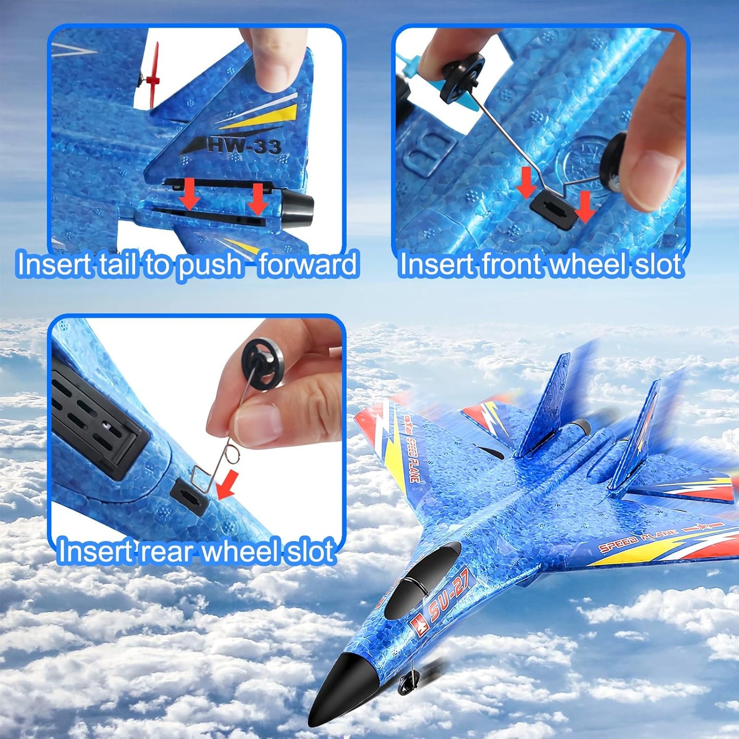 2.4G Large Remote control airplane glider